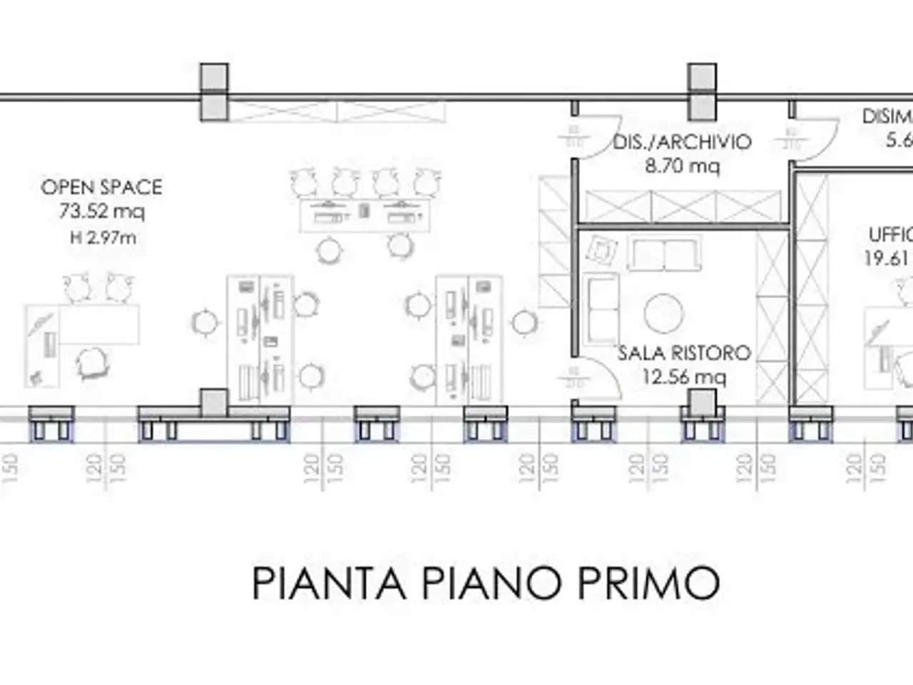 Ufficio in Via Emilia, Ozzano Dell'Emilia, {3} - Planimetria 1
