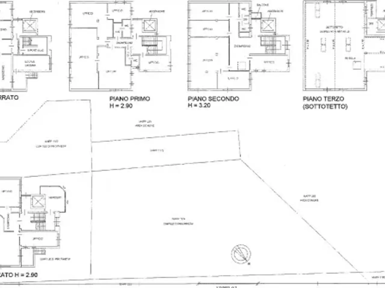 Ufficio in Via Europa, Pogliano Milanese, {3} - Planimetria 1