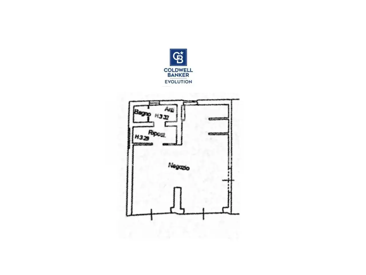 Negozio in Viale Romagna 49, Cervia, {3} - Planimetria 1
