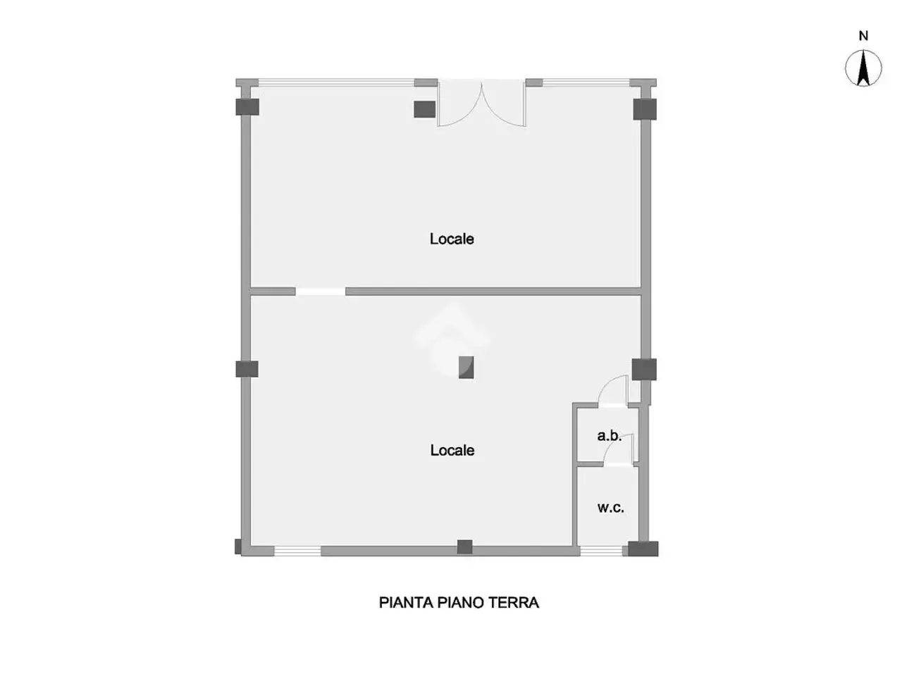 Negozio in Via Nazionale Adriatica 195, Tortoreto, {3} - Planimetria 1