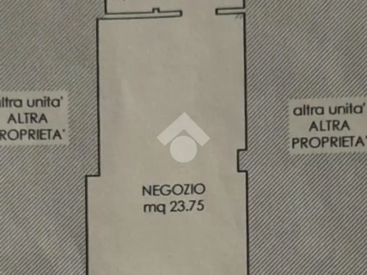 Negozio in Via Padre Vicinio da Sarsina 64, Cesena, {3} - Planimetria 1