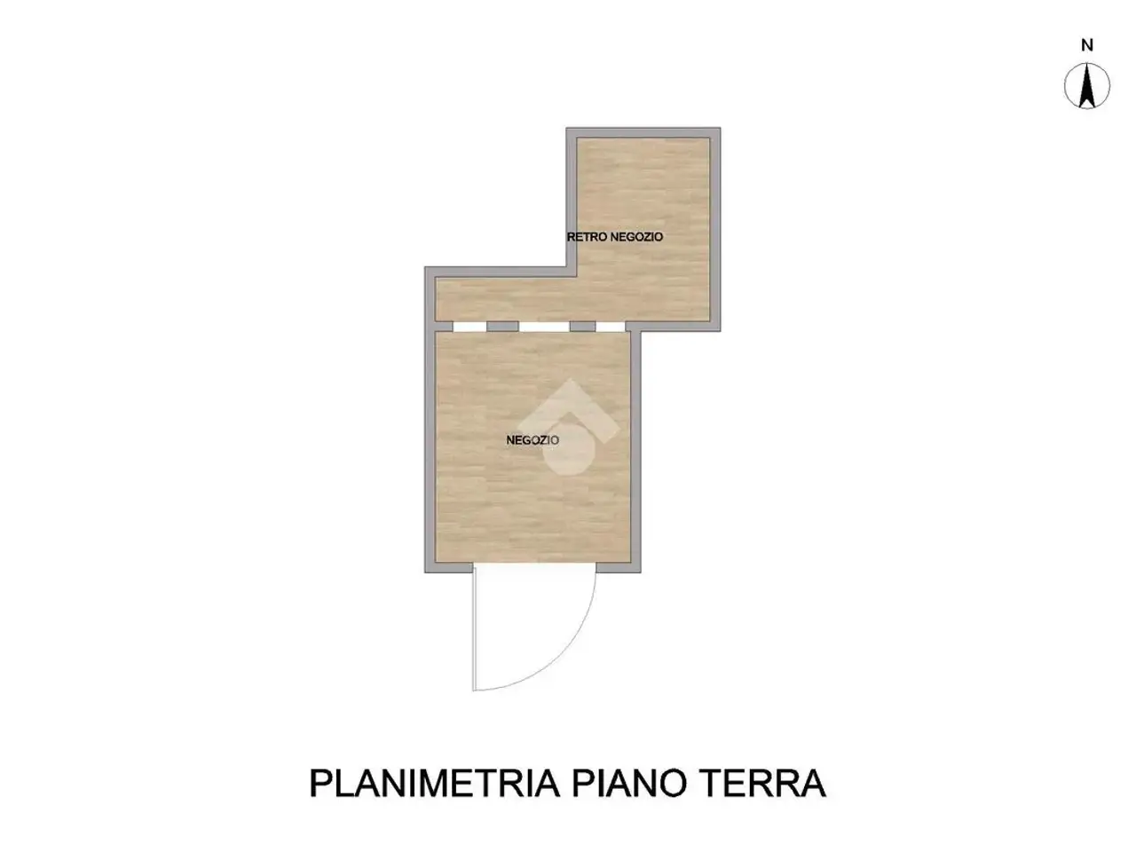 Negozio in Via Felice Frasi 26, Piacenza, {3} - Planimetria 1
