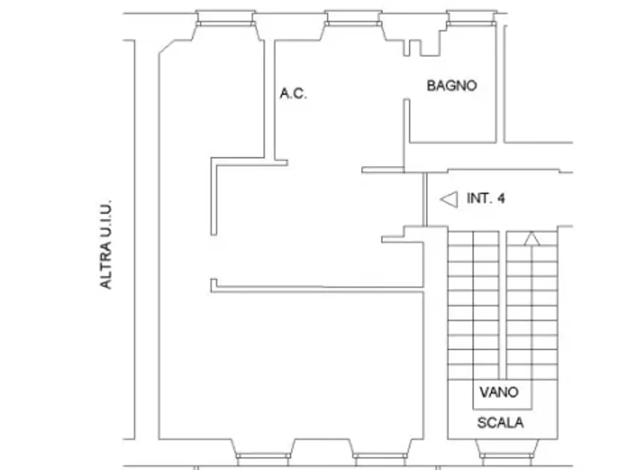 Bed & Breakfast in Via Corfinio 13, Roma, {3} - Planimetria 1