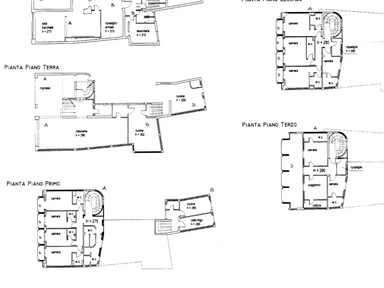 Albergo in , Borgomanero, {3} - Planimetria 1