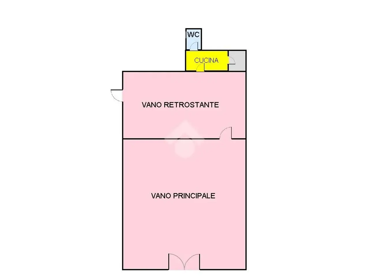 Negozio in Strada Comunale del Cassano 24, Napoli, {3} - Planimetria 1