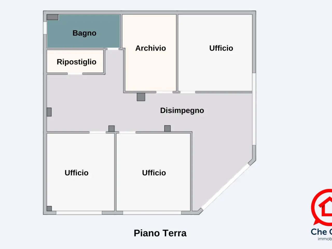 Ufficio in Via Cesare Battisti 92, Cesena, {3} - Foto 2