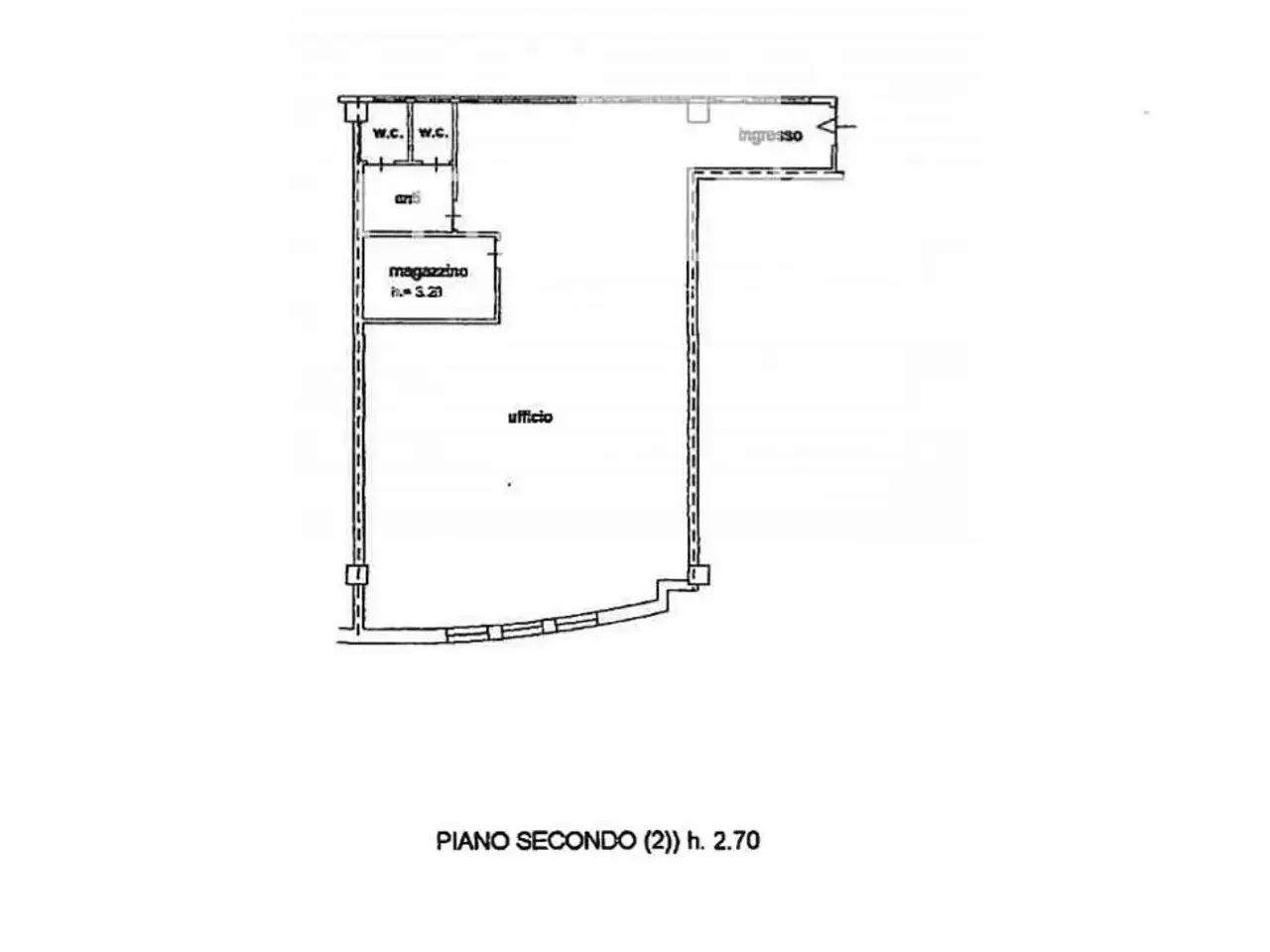 Ufficio in Via Castagnole 20h, Treviso, {3} - Planimetria 1