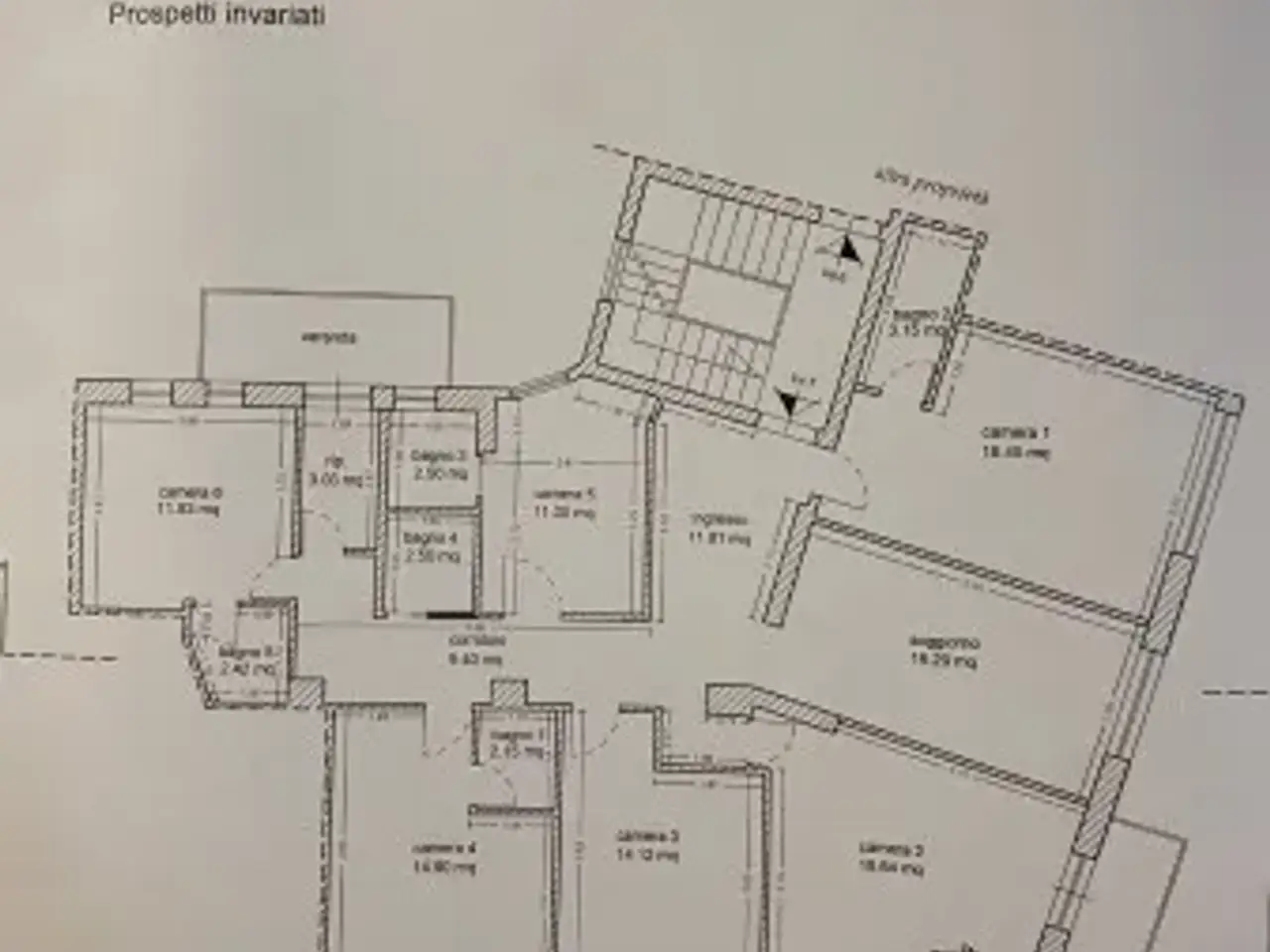 Bed & Breakfast in Via Nomentana Nuova, Roma, {3} - Planimetria 1