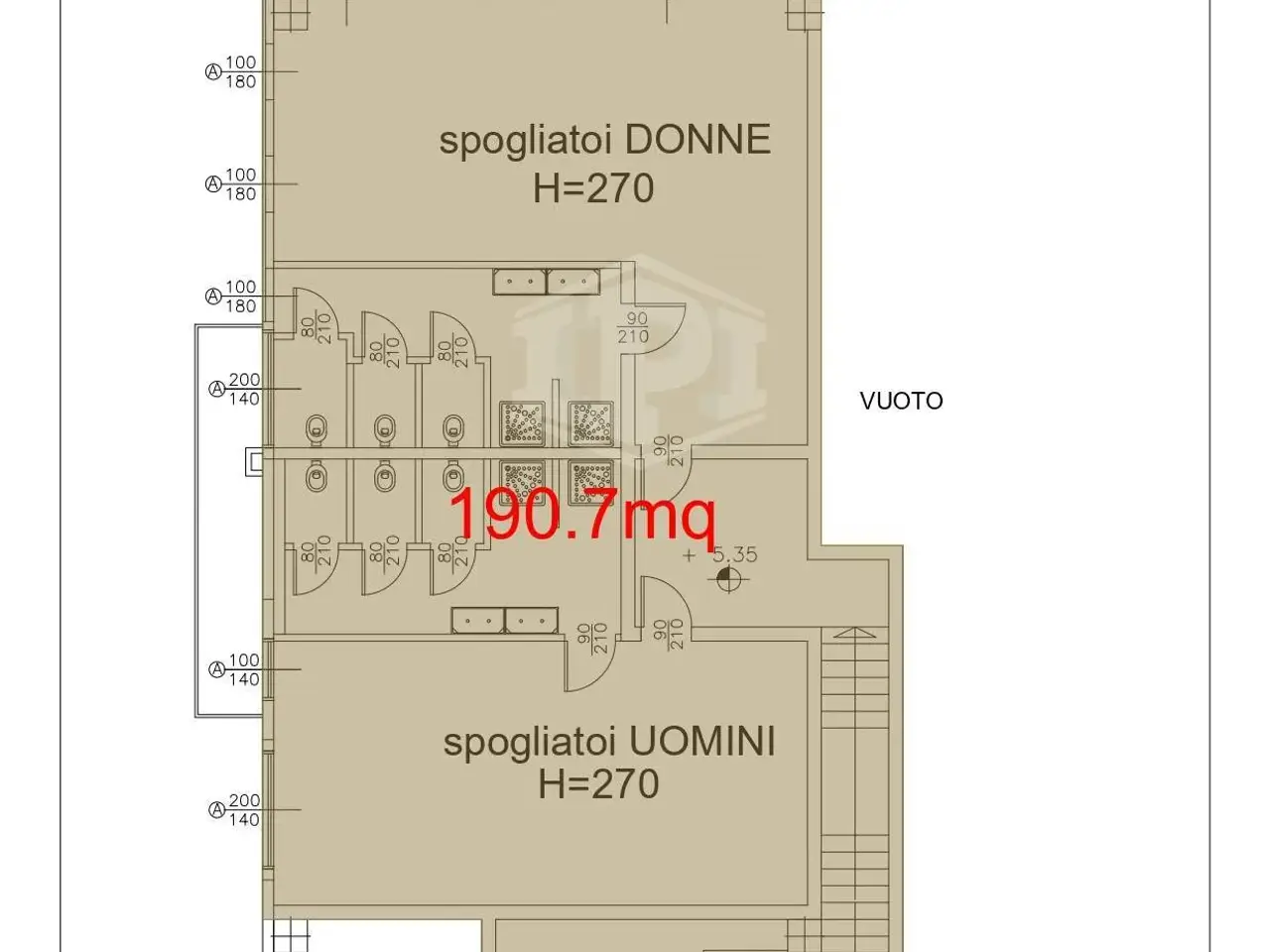 Capannone in Via delle Industrie 20, Bellusco, {3} - Planimetria 1