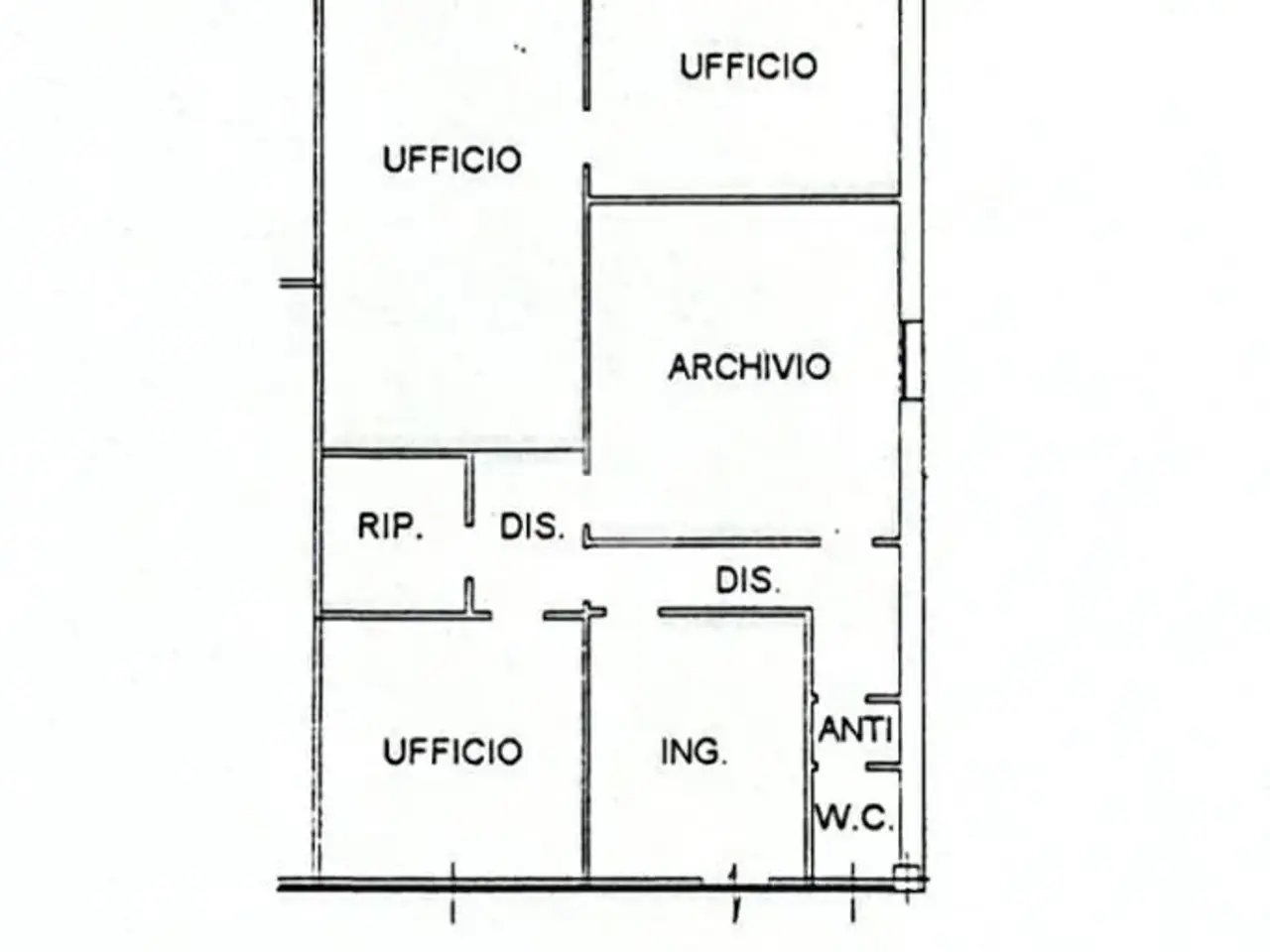 Ufficio in Viale della Repubblica, Treviso, {3} - Planimetria 1