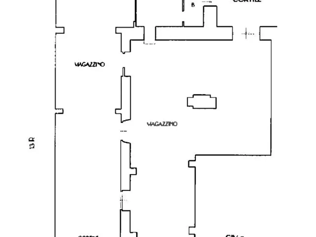 Magazzino in Via Via Arsiero 9, Genova, {3} - Planimetria 1
