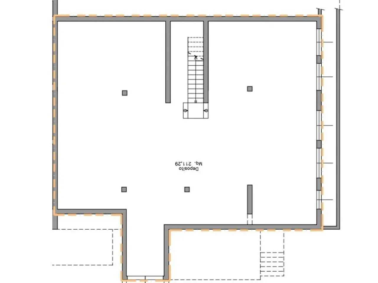 Magazzino in Via Tonale 24, Albano Sant'Alessandro, {3} - Planimetria 1