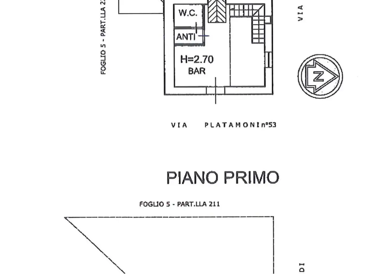 Negozio in Via dei Platamoni 53, Priolo Gargallo, {3} - Planimetria 1