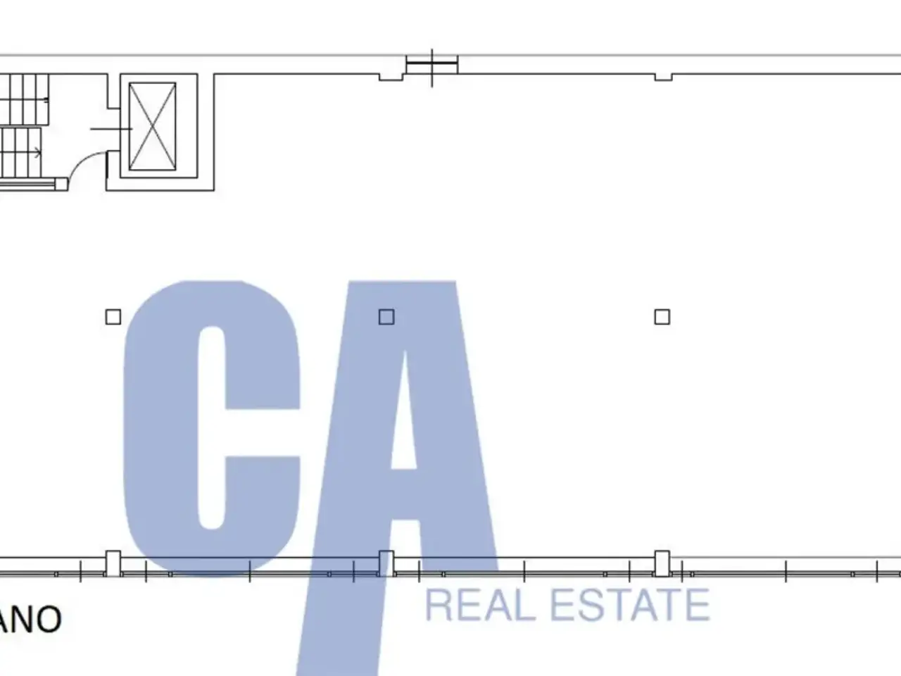 Ufficio in Via Grosio, Milano, {3} - Planimetria 1