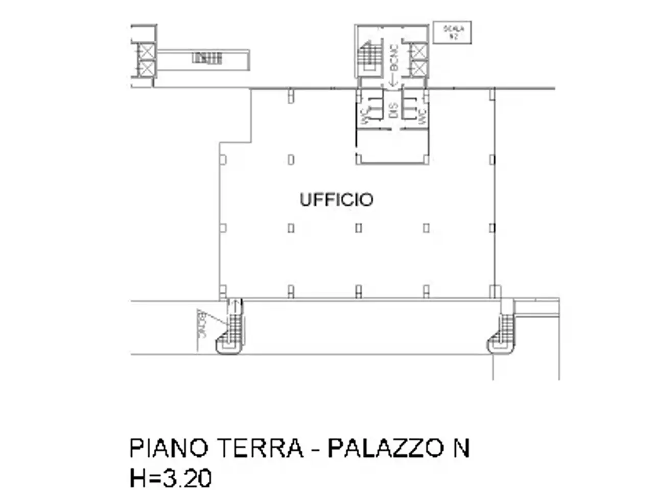 Ufficio in Strada 8, Rozzano, {3} - Planimetria 1