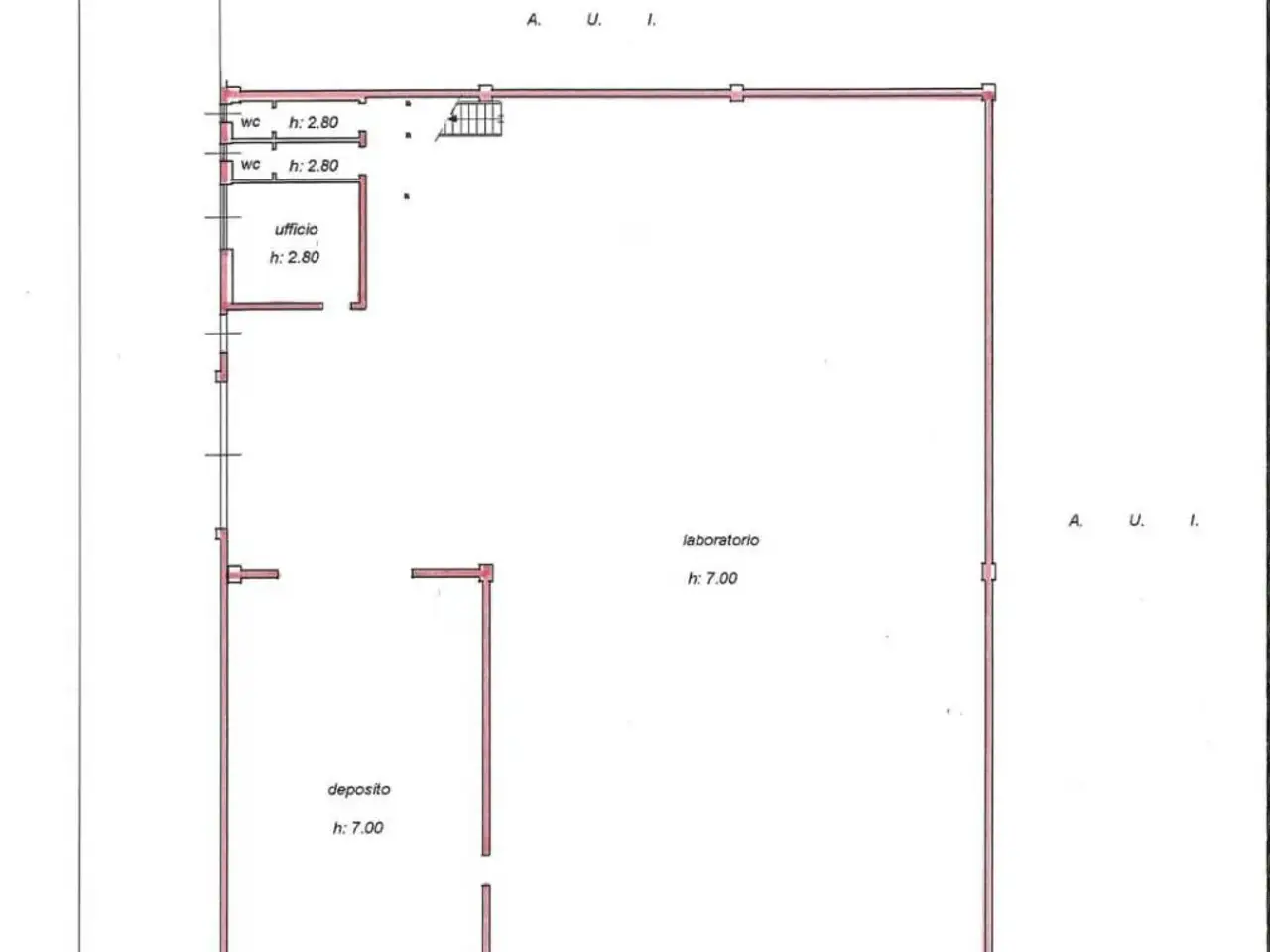 Capannone in Via 8 Agosto, Canonica D'Adda, {3} - Planimetria 1