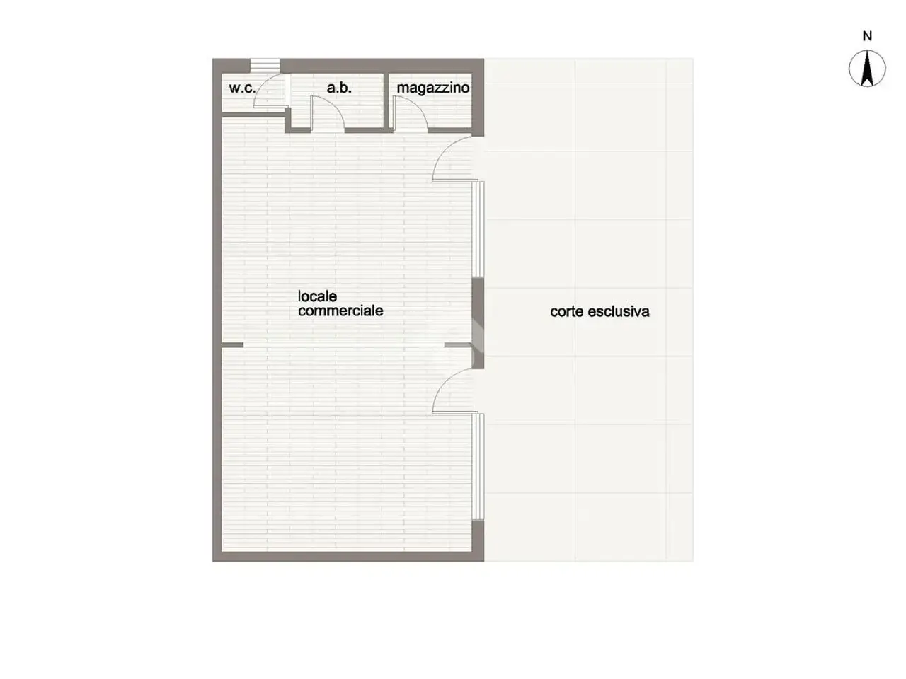 Negozio in Via Giuseppe Mazzini 11, Pineto, {3} - Planimetria 1