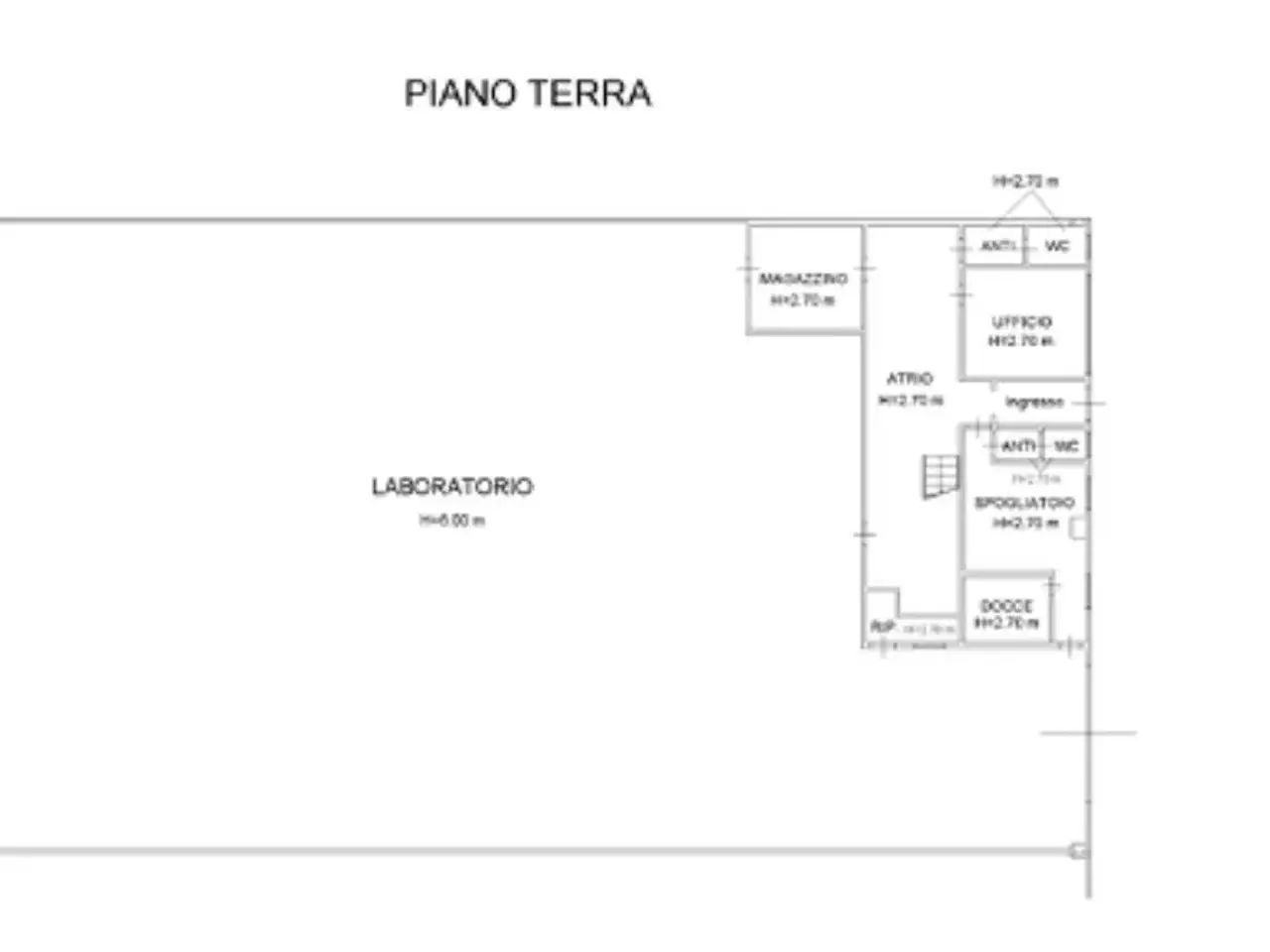 Capannone in Via Pialoi 70, Marcon, {3} - Planimetria 1
