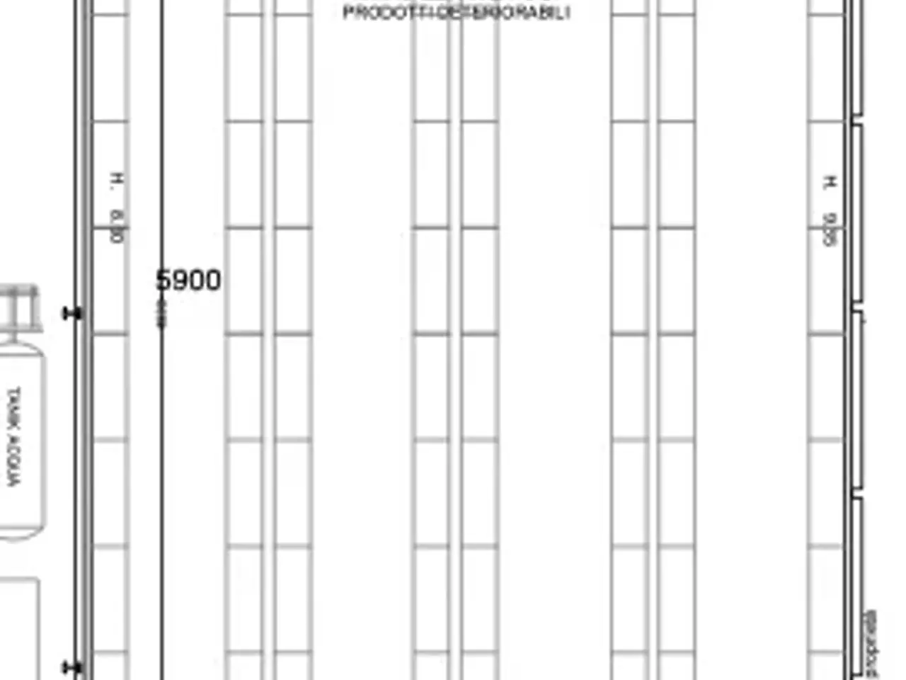 Capannone in Via delle Cerbaie 112, Altopascio, {3} - Planimetria 1