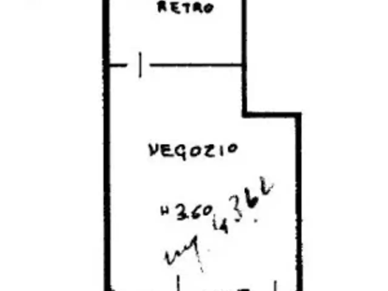 Negozio in Via 1 Maggio 7, Cervignano Del Friuli, {3} - Planimetria 1
