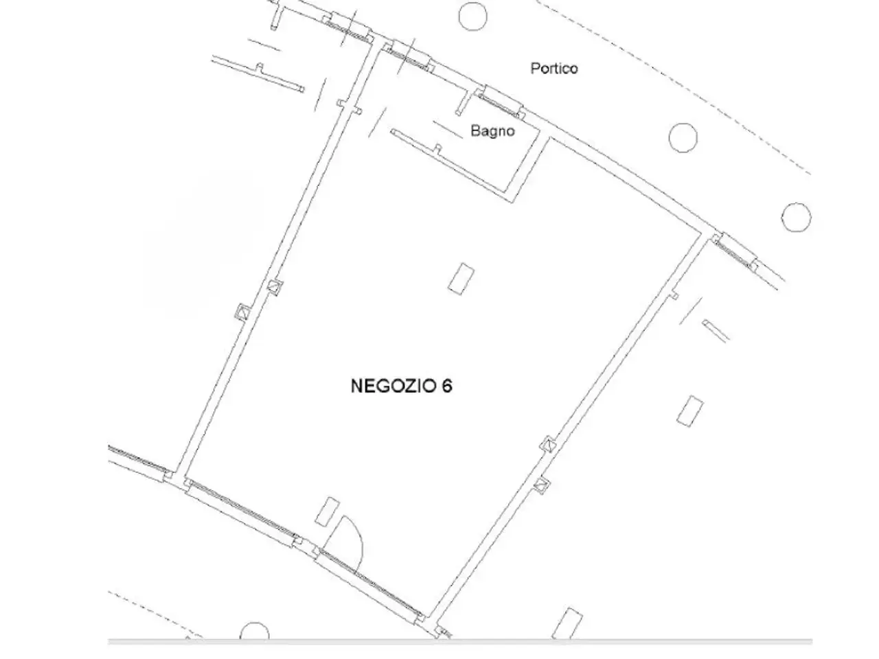 Negozio in Viale Indro Montanelli 174, Roma, {3} - Planimetria 1