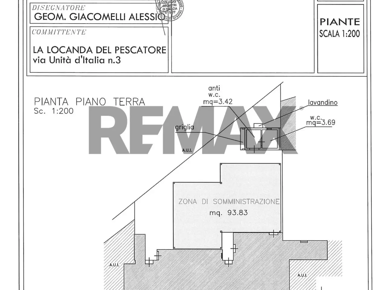 Negozio in Via Unita d'Italia 3, Desenzano Del Garda, {3} - Planimetria 1