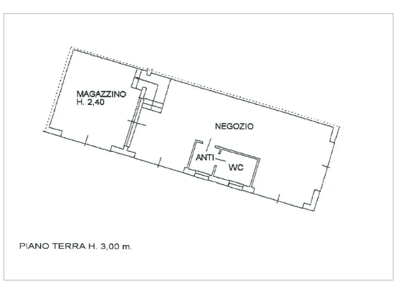 Negozio in , Cartura, {3} - Planimetria 1
