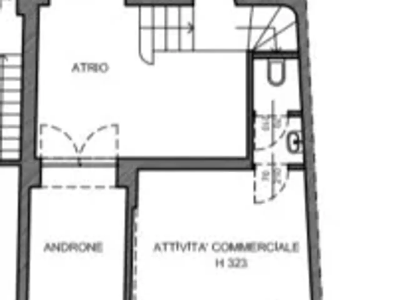 Negozio in Via dell'Orso, Milano, {3} - Planimetria 1