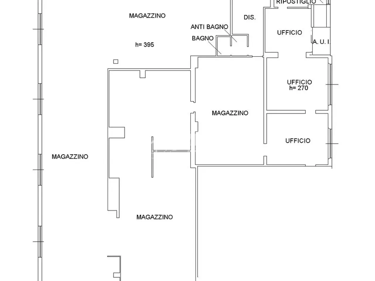 Capannone in Via Leonardo da Vinci, Cantu', {3} - Planimetria 1