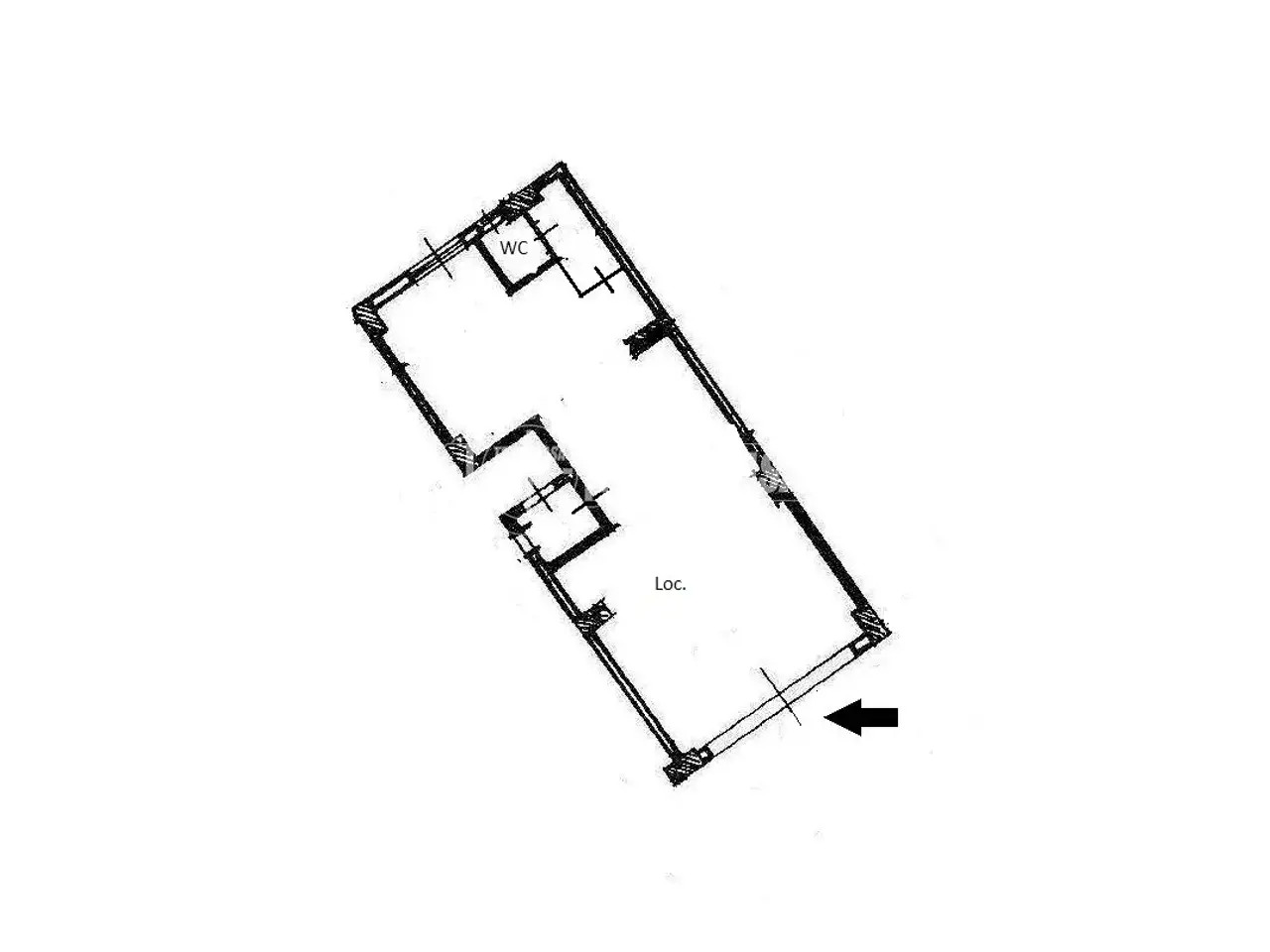 Negozio in Via Fratelli di Mari 13, Messina, {3} - Planimetria 1