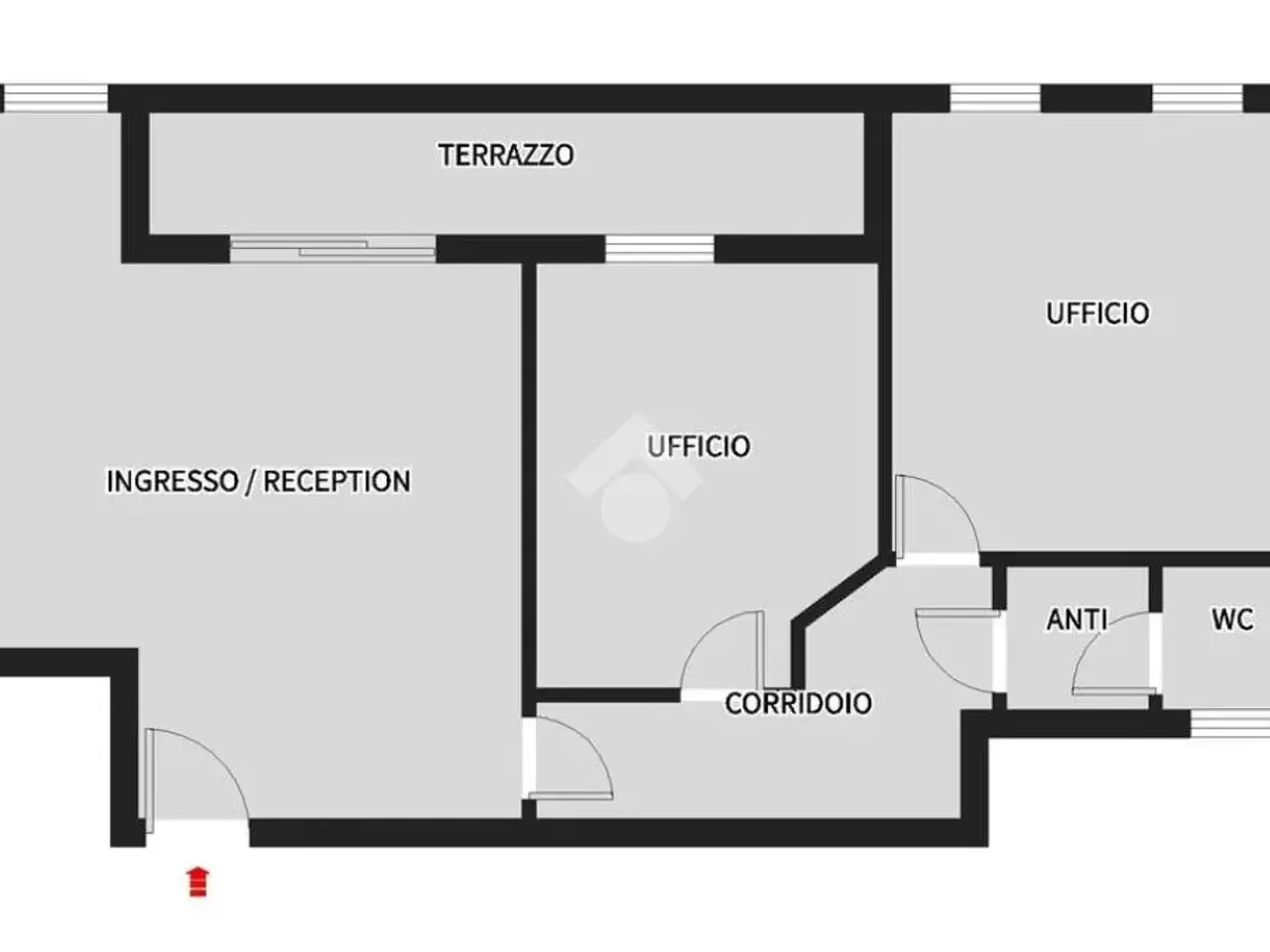 Ufficio in Via Postumia 2, Selvazzano Dentro, {3} - Planimetria 1