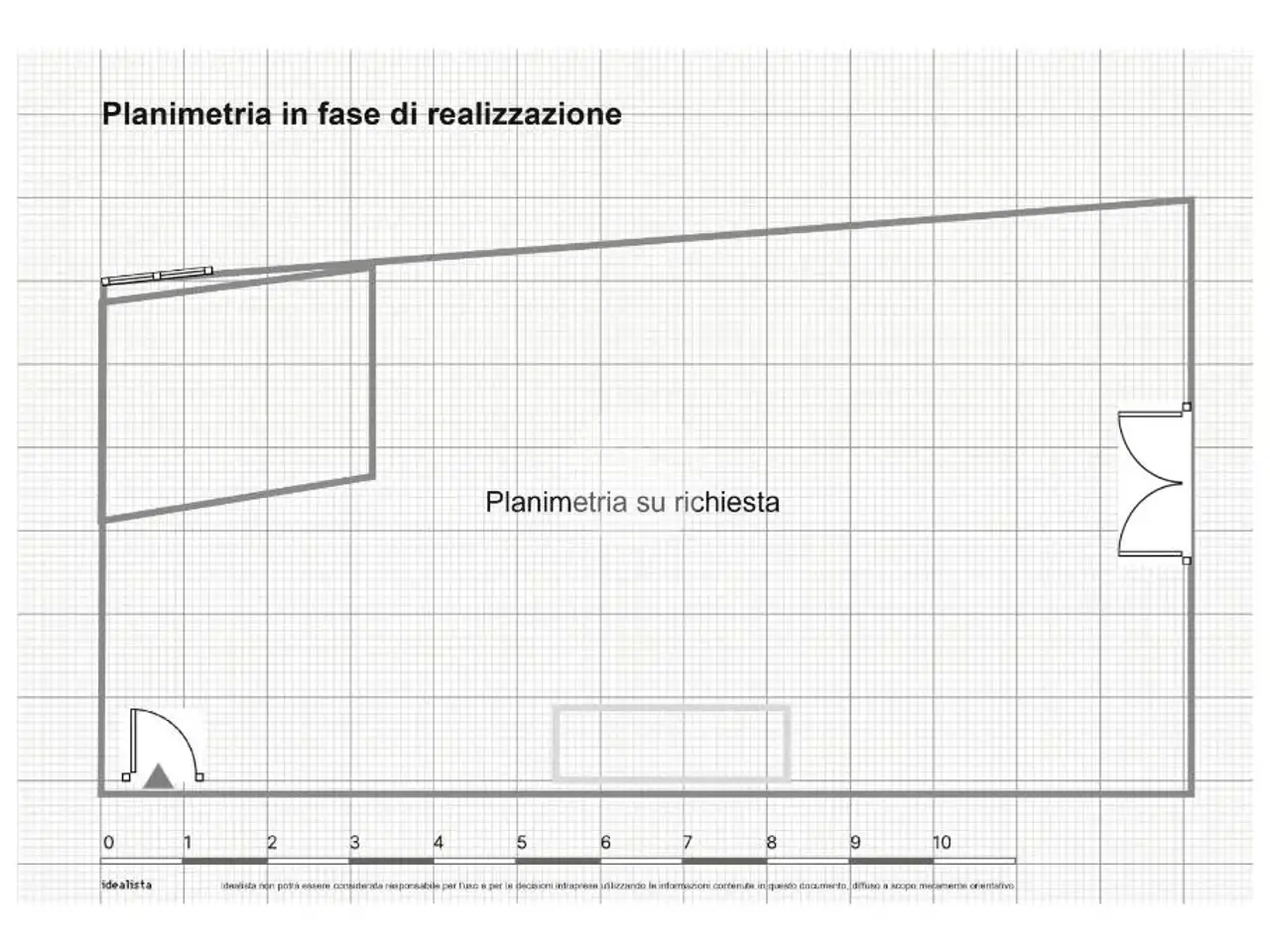 Negozio in Via Domenico Ghidoni 6, Ospitaletto, {3} - Planimetria 1