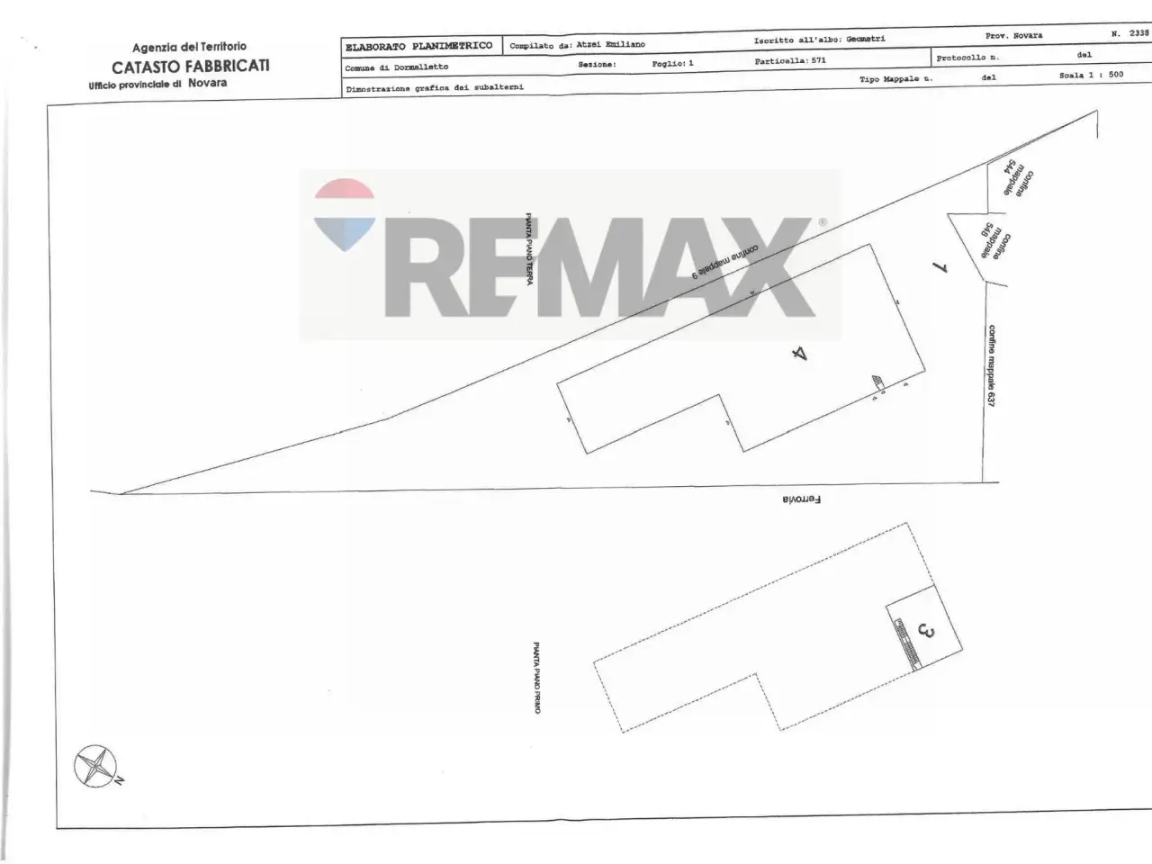 Capannone in Via Matteotti 5, Dormelletto, {3} - Planimetria 1