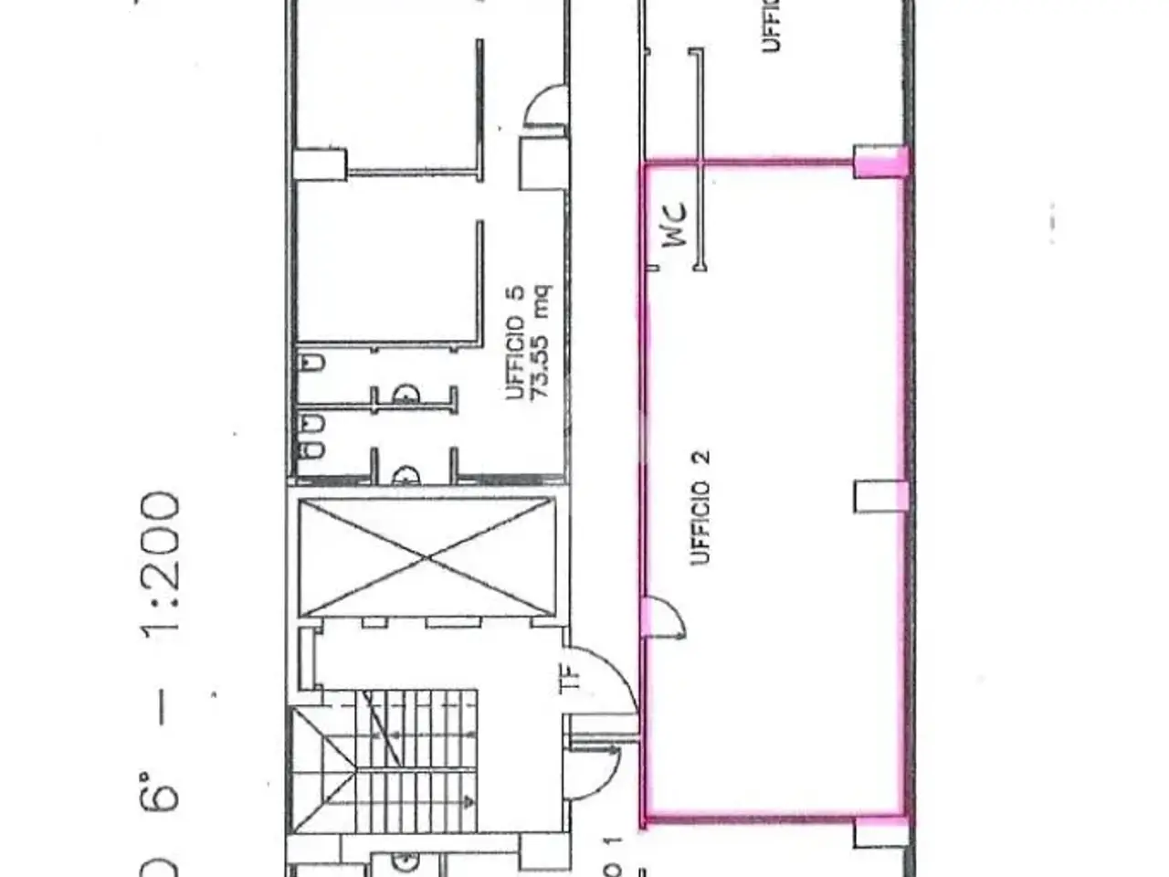 Ufficio in Via dei Castelli Romani 22, Pomezia, {3} - Planimetria 1