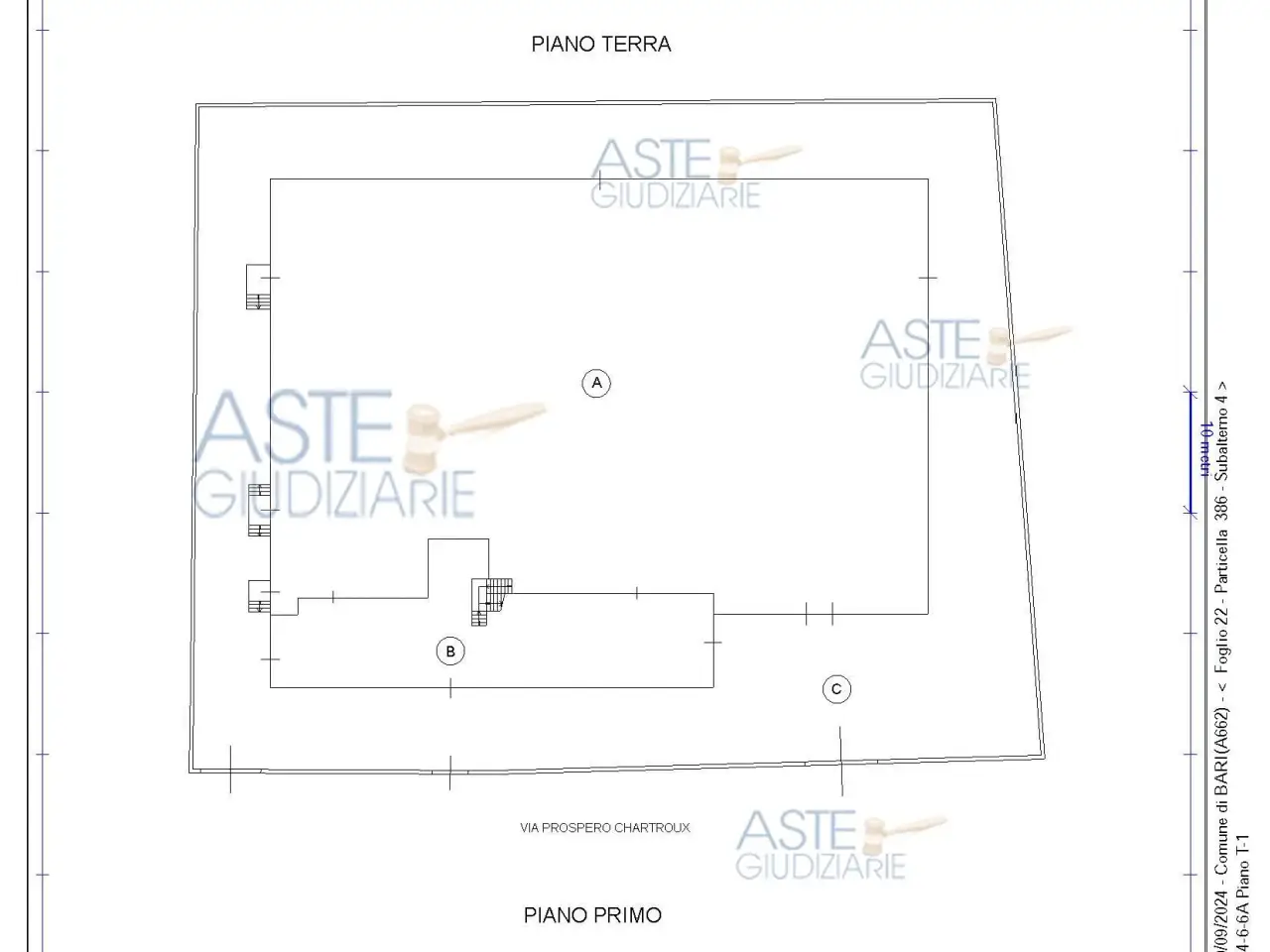 Fabbricato misto in Viale Prospero Chartroux, 4, 70132 Zona Industriale Ba, Italia 4, Bari, {3} - Planimetria 1