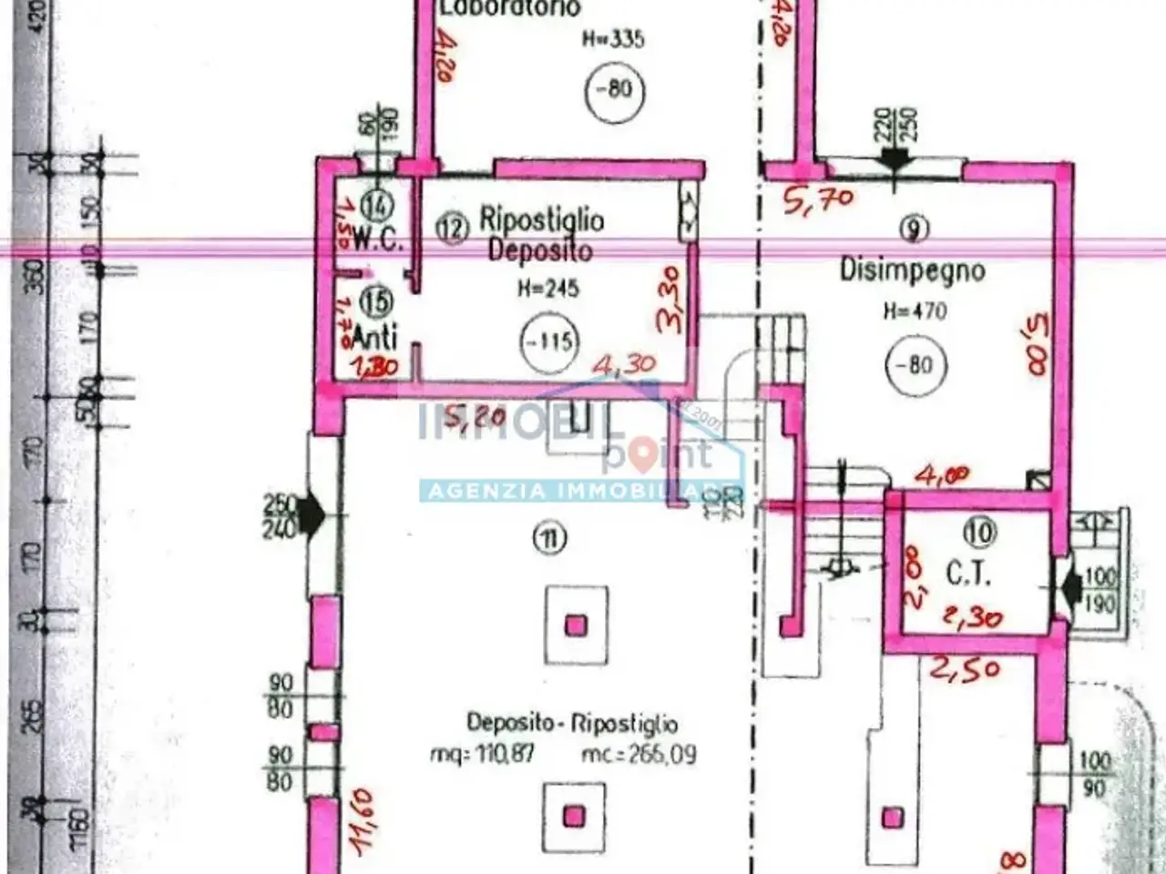Negozio in Via Euganea, Selvazzano Dentro, {3} - Planimetria 1