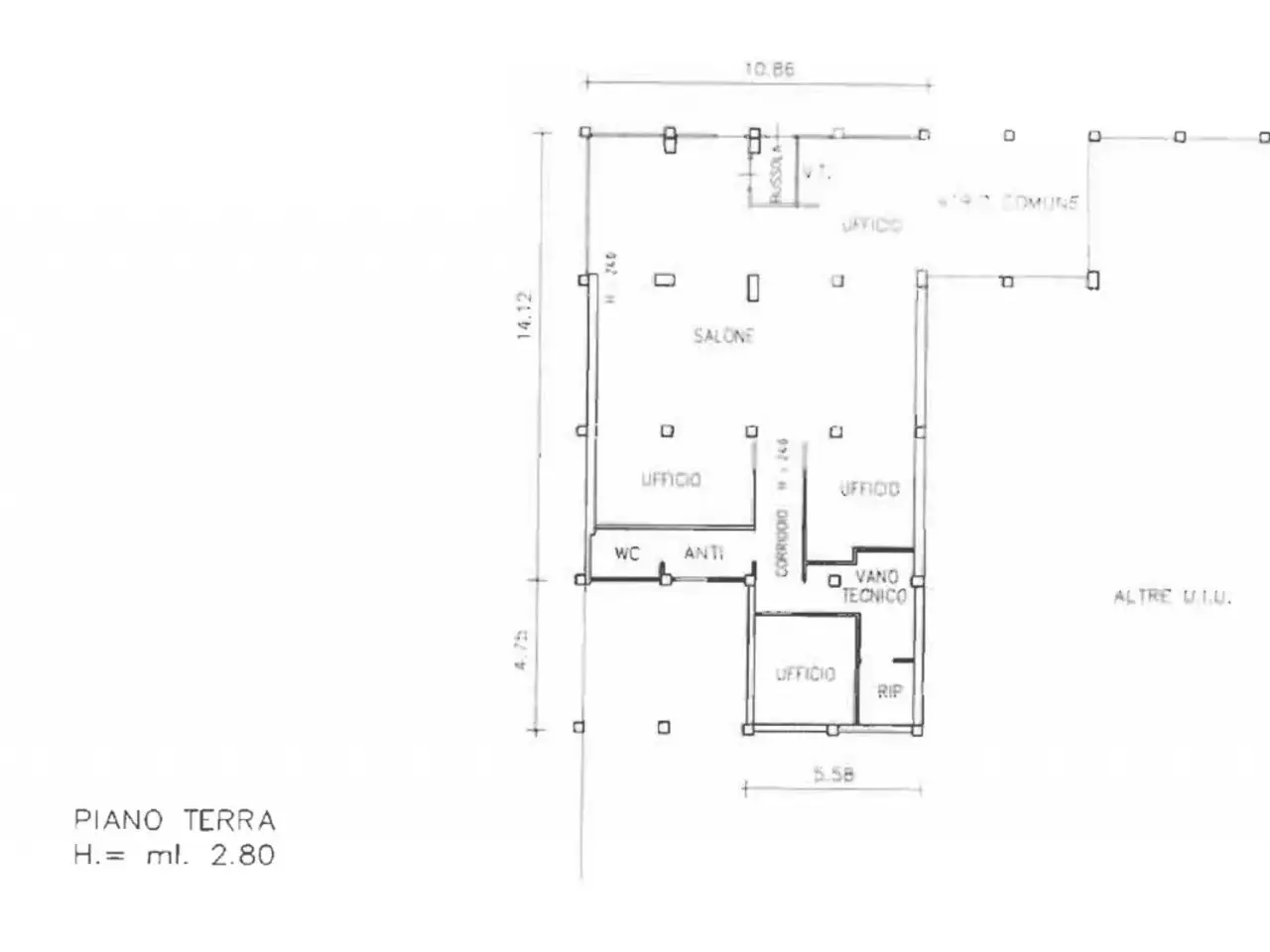 Negozio in Via Fratelli Perini, 26, 38122 Trento Tn, Italia, Trento, {3} - Planimetria 1