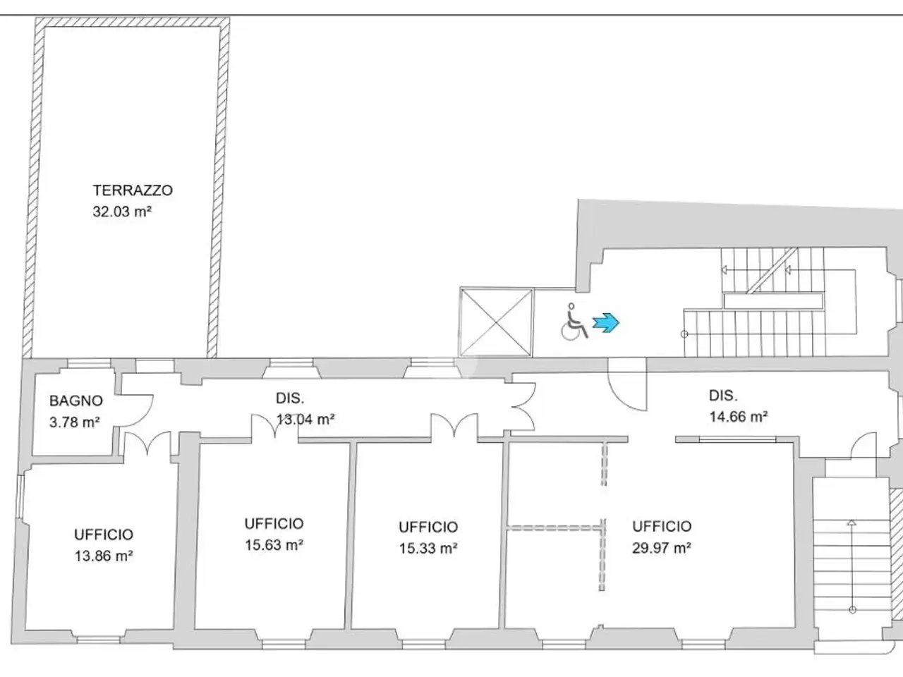 Ufficio in Via Trento 1, Scandiano, {3} - Planimetria 1