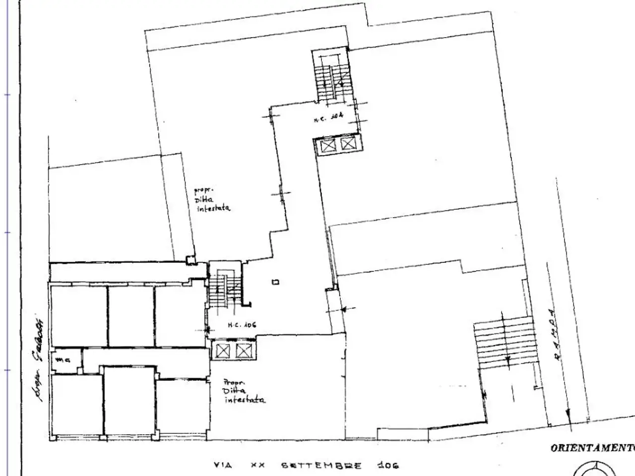 Ufficio in Via XX Settembre 106, Firenze, {3} - Planimetria 1