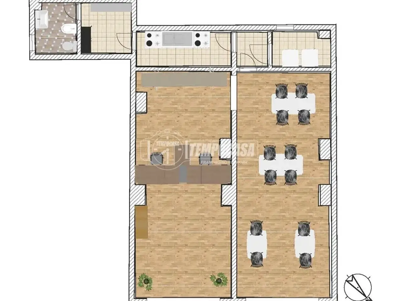 Negozio in Via Palermo 239, Messina, {3} - Planimetria 1