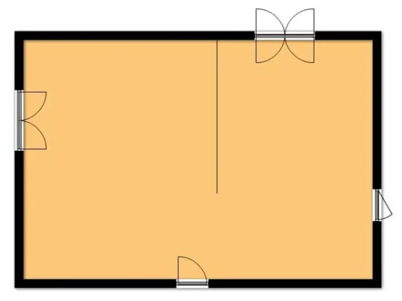 Magazzino in Via del Fosso 77, Lucca, {3} - Planimetria 1