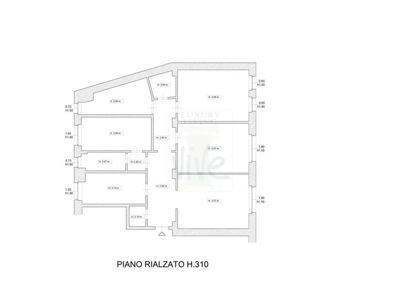 Ufficio in Via Foppa, Milano, {3} - Planimetria 1