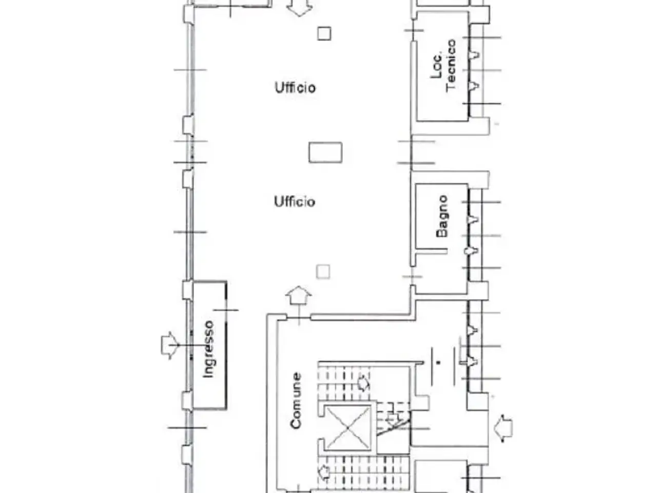Ufficio in Via F. Prinetti 43, Bernareggio, {3} - Planimetria 1