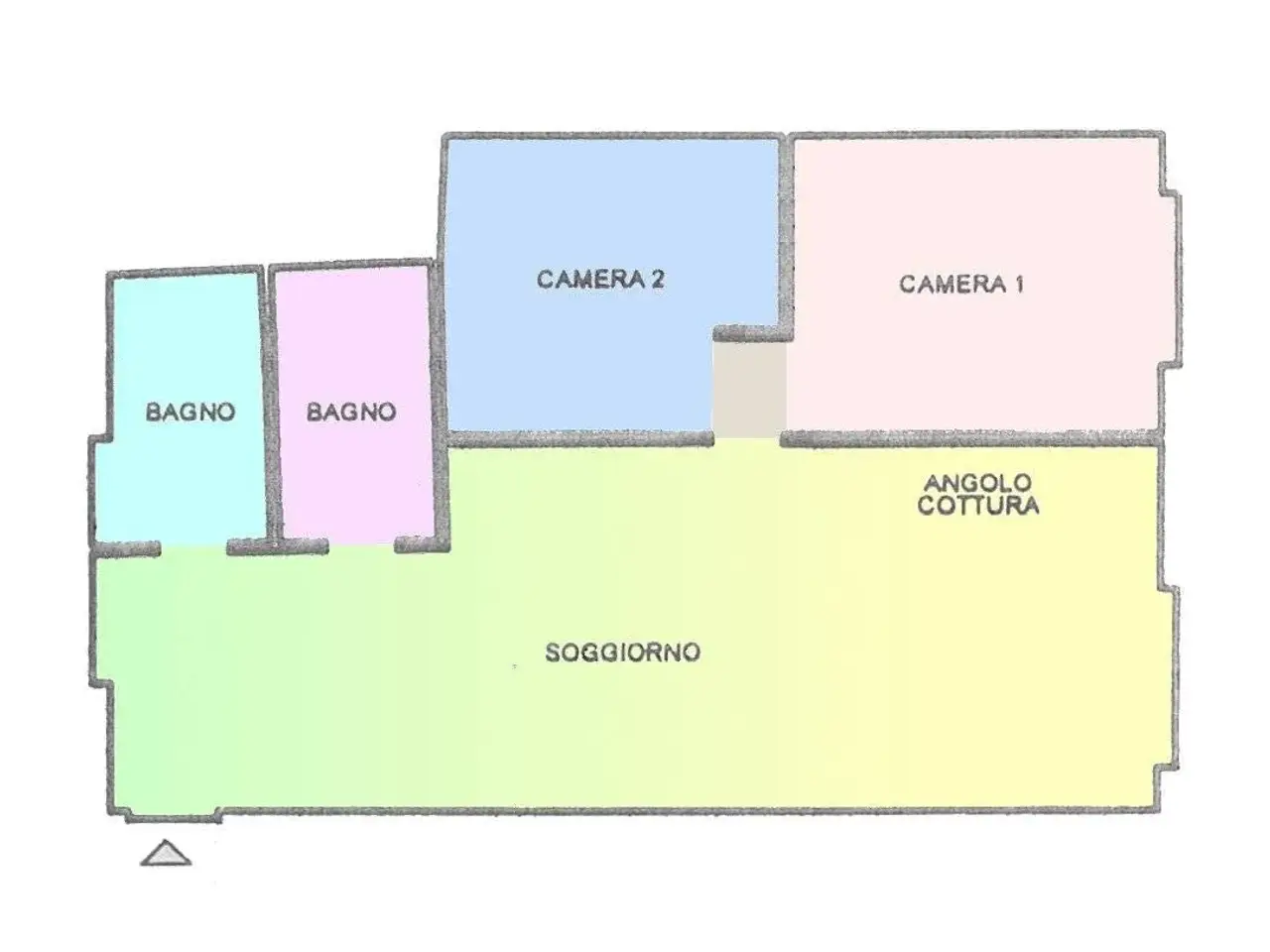 Quadrilocale in vendita, Piazza Giacomo Matteotti 23, Camogli - Planimetria 1