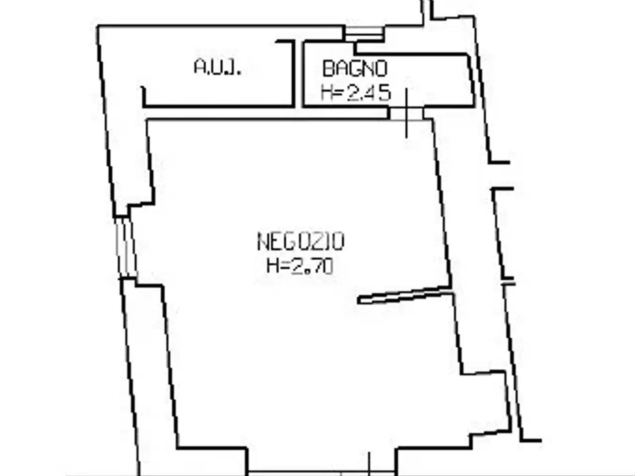 Negozio in Via Indipendenza 63, Brescia, {3} - Planimetria 1