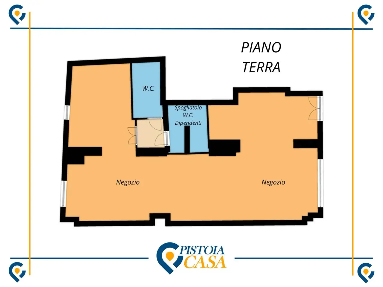Negozio in , Pistoia, {3} - Planimetria 1