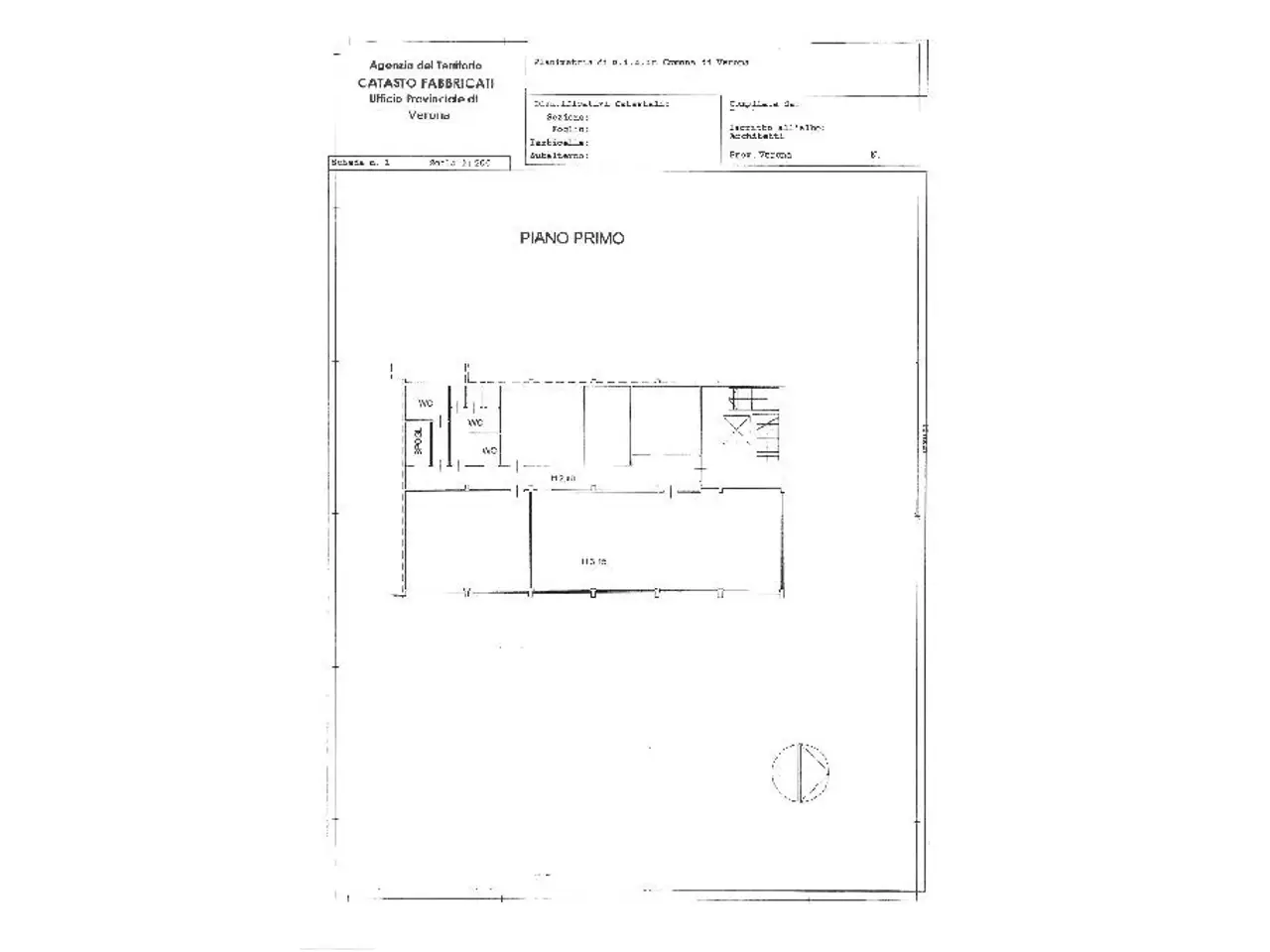 Ufficio in Via Forte Tomba 7, Verona, {3} - Planimetria 1