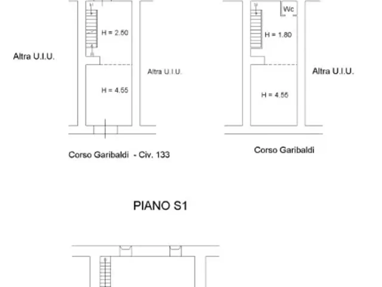 Negozio in Corso Giuseppe Garibaldi, Napoli, {3} - Planimetria 1