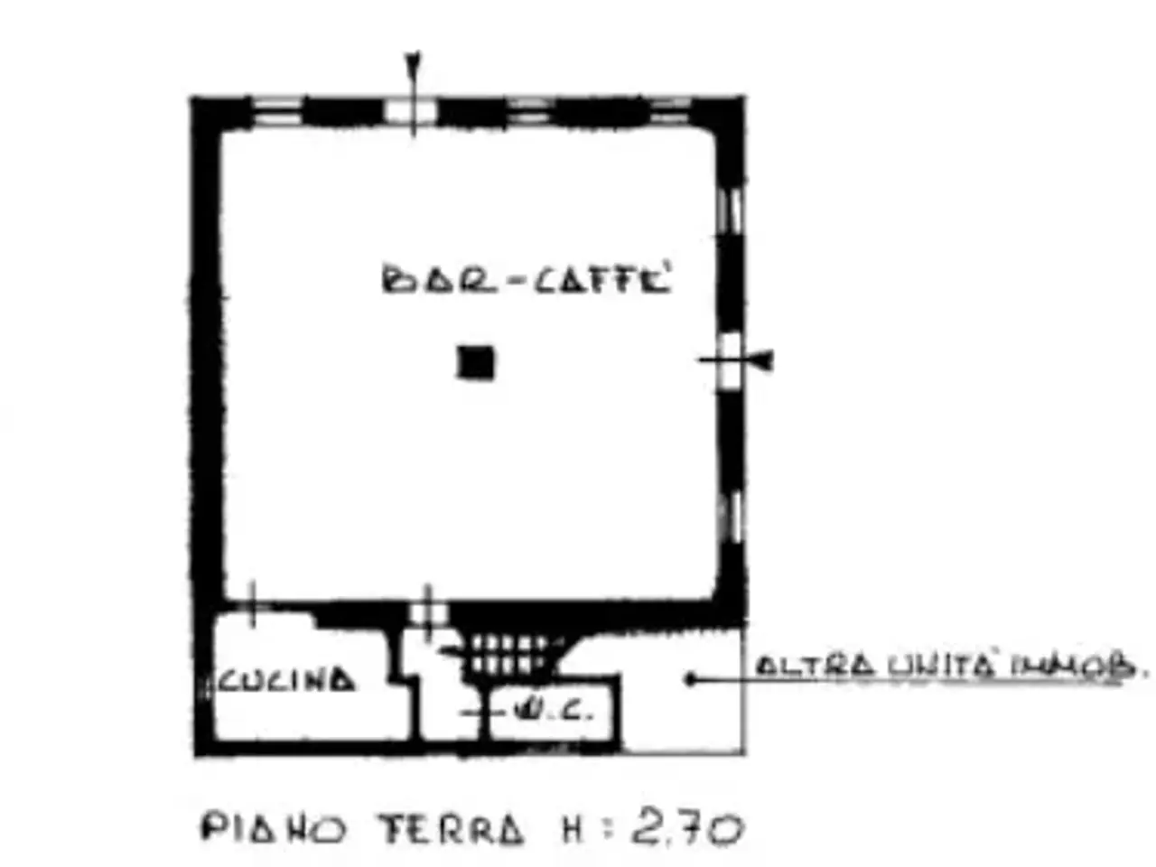 Pub - Enoteca - Wine bar in Via Fossona, Cervarese Santa Croce, {3} - Planimetria 1