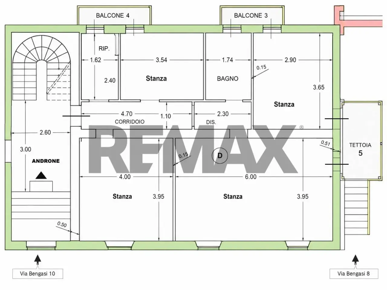 Ufficio in Via Bengasi 8/a, Terracina, {3} - Planimetria 1